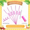 WILLBOND 80 Pcs Silly Straws Bulk for Kids Reusable Funny Pink Plastic Twisty Straws for Wedding Birthday Party Drinking Family Adults Bendy Carnival Activities Cocktail view 4