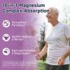 10-in-1 Magnesium Complex Supplement with Probiotics Prebiotics & Digestive Enzymes, 100 Billion CFU Probiotics for Women, High Absorption for Muscle, Sleep Calm, Gut & Digestive Health, Vegan Non-GMO view 3