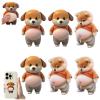 3D Shiba Inu Dog Belly Stickers,Super Soft Silicone Dimensional Belly Anti-Collision Sticker,Cute Cartoon Big Bellys Puppy Cushioned Protectors Stickers for Phones,Cars & Home Use (6C) view 1