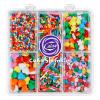 Sprinkles for Cake Decorating, 4.8oz Rainbow Sugar Sprinkles with Nonpareils Jimmies Stars Hearts and Confetti for Cake Cupcake Cookie Baking Dessert Donuts Topping view 1