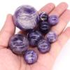 16mm-40mm Natural Amethyst Crystal Polished Stone Spheres, Mineral Specimen Balls for Home Decor Collection Gift,40mm view 2