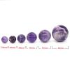 16mm-40mm Natural Amethyst Crystal Polished Stone Spheres, Mineral Specimen Balls for Home Decor Collection Gift,40mm view 4