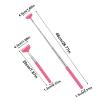 Portable Extendable Back Scratcher, 7-Tooth Design, 20cm, Pack Metal Telescoping Backscratchers, Adults Backscratcher, Multi-Purpose Use, for Men, Women, Home Travel view 2