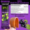 Zearaw Healthy 60 Fruit Snacks for Adults and Kids 60 Fruit Leather with Apple-Pear, Black Currant, Pineapple, Pear-Mango, Apple-Raspberry Variety Pack view 4