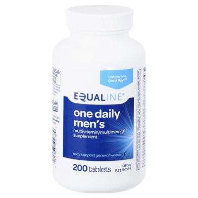 Equaline, One Daily Mens Multivitamin/Multimineral Supplement, 200 Count