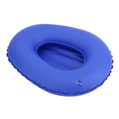LUCKDANO Medical Inflatable Bed Pan - HighQuality PU Toilet Urinal for Elderly & Bedridden - Ergonomic Design with Air Pump Anti Bedsore Support