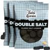 Double Salt Dutch Licorice Coins Classic Salty Candy, 5.29 oz (Pack of 4, Double Salt) view 1