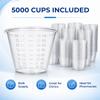 Medorra 1 oz Medicine Plastic Cups, Clear Graduated Medication Cups, Disposable 30 mL Measuring Cups with CC & mL Markings, Bulk Pack for Pharmacies, Clinics, Hospitals & Home Care, 5000 Count view 2