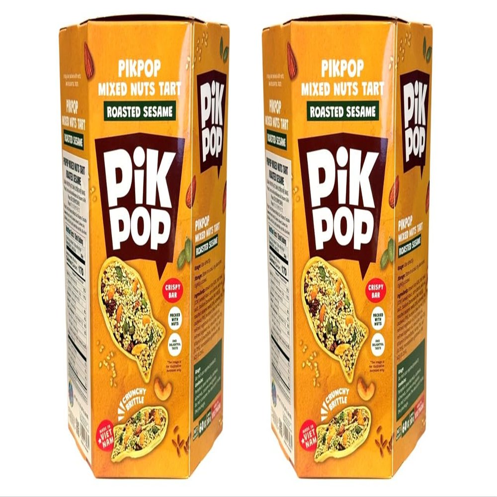 2 Packs - Roasted Sesame Mixed Nuts - Hat Dinh Duong Me Rang - 2 Boxes per Order