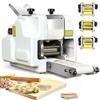 140W Automatic Dumpling Wrapper Kit, Commercial Wonton Skin Machine, Wonton Dough Processing Machine with 3 Moulds, 60pcs/min, Foldable Conveyor Belt, for Kitchen Breakfast Shop view 1