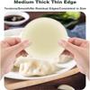 140W Automatic Dumpling Wrapper Kit, Commercial Wonton Skin Machine, Wonton Dough Processing Machine with 3 Moulds, 60pcs/min, Foldable Conveyor Belt, for Kitchen Breakfast Shop view 4