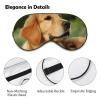 Dog Golden Retriever Sleep Mask Blackout Eye Mask for Sleeping Light Blocking Lightweight Eye Cover Masks with Adjustable Elastic Strap for Travel Night Work Nap Office view 3