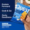Quest Nutrition Cheese Crackers, Zesty Ranch Flavor, 10g Protein, 5g Net Carbs, High Protein, 12 Count view 4