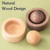 2 PCS Wooden Essential Oil Diffuser - Round Ball Aromatherapy Passive Diffuser,for Home,Car,Yoga,SPA (Walnut) view 4