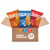 Quest Cheesy Protein Crackers Variety Pack, Zesty Ranch, Cheddar Blast, Spicy Cheddar, High Protein, Low Carb, 12 Count (4 each flavor) view 1