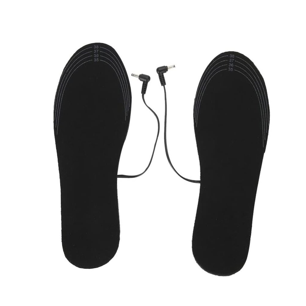 1 Pair Heated Shoe Insoles Foot Warming Pad Feet Warmer Sock Mat Winter Outdoor Sports Heating Warm Soles