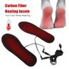 1 Pair Heated Shoe Insoles Foot Warming Pad Feet Warmer Sock Mat Winter Outdoor Sports Heating Warm Soles view 4