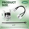 AOLKKSI W10258275 Bimetal Thermal Fuse and 661566 Thermostat - Compatible with Whirlpool Maytag Kenmore KitchenAid Amana Dishwashers - Replaces 661663 PS2360984 AP4423189 W10136048 W10344801 view 2