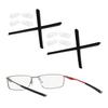 2 Set Replacement Rubber Kit Earsocks Nose Pads for Oakley Socket 5.0 OX3217/Socket 5.5 OX3218 140mm Arm Length Frame, Black Set view 1