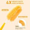360 Duster Refills Kit for Duster, 30 Pack & 1 Handle, Multi-Surface Dusters with 4X Microfibers. Efficient Duster Kit for Cleaning Pet Hair, Home, Office, Blinds, Furniture and More view 2