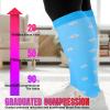 bropite 3/4 Pairs Plus Size Compression Socks for Women & Men 20-30 mmhg-Extra Wide Calf Support Socks for Medical,Running view 4