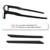 TenDye 2 Pairs Replacement Earsocks Temple Sleeve for Oakley Full Count OY8013 Eyeglasses Frame, Black Rubber Ear Sleeves view 2