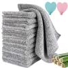 Legvixi All-Purpose Bamboo Charcoal Cloths, Reusable Bamboo Dish Cloths, 30x30cm Microfiber Cocina Cleaning Cloth, Absorbent, Hygienic, Fast Dry, Durable, Non-Scratch, Lint-Free (20PCS) view 1