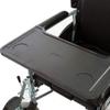 Wheelchair Lap Tray Table with Cup Holders, Removable Plastic Tray for Manual and Electric Wheelchairs view 1