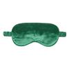 1 Pack Silk Sleep Mask, Soft Silk Eye Blindfold with Elastic Strap for Night Sleeping Travel and Nap, Unisex (Green) view 1