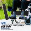 YIBEICO Lengthened Wheelchair Calf Strap, Wheelchair Seat Belt for Invacare Wheelchair Leg Strap for Disability Elderly Accessory Wheelchair Accessories (54cm) view 3
