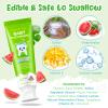 Fluoride-Free Baby Toothpaste for Ages 2-3 Natural Fruit-Flavored Mild Formula Pea-Sized Amount for Developing Teeth 2.1 oz (60g) (1 Pack, Watermelon) view 2