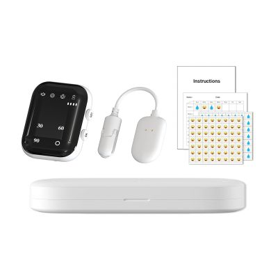 FENCY Wireless Bedwetting Alarm for Boys and Girls, USB C Rechargeable, 3 Modes, Timed, Night Potty Training Device, White
