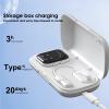FENCY Wireless Bedwetting Alarm for Boys and Girls, USB C Rechargeable, 3 Modes, Timed, Night Potty Training Device, White view 4