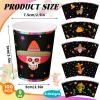 100 Pcs Mexican Paper Cups Disposable Mexico Fiesta Cups Bulk 9oz Cinco De Mayo Party Decorations for Fiesta Taco Birthday Baby Shower Party Supplies(Mexican Classic Style) view 2