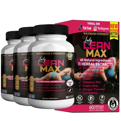 GREENVIFY Lady Lean Max, Dietary Supplement, 60 Capsules, 30-Day Supply, All Natural Ingredients (3)