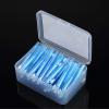 Dioche Floss Picks Refill Soft Material Interdental Cleaner 60PCS Disposable Toothpick Flosser for Oral White Blue 9cm view 3