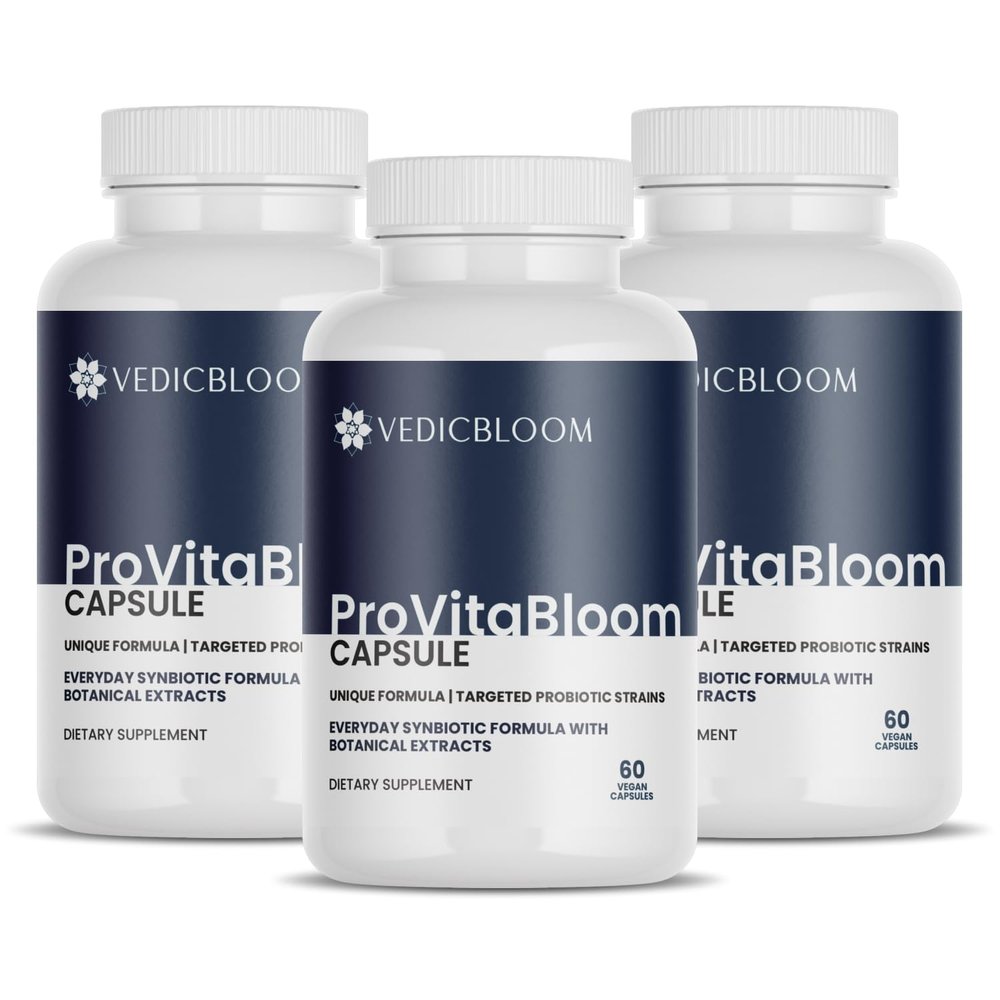 Provitalize Probiotics for Women Menopause Supplement with Turmeric Curcumin and Moringa Herbal Blend Capsules (Pack of 3)