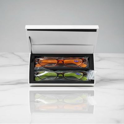 2.50 First-Class Professional Reading Glasses All Day for Women - Blue Light Protection - With Gift Case - Pack of 2 - Model Number SXW702001003