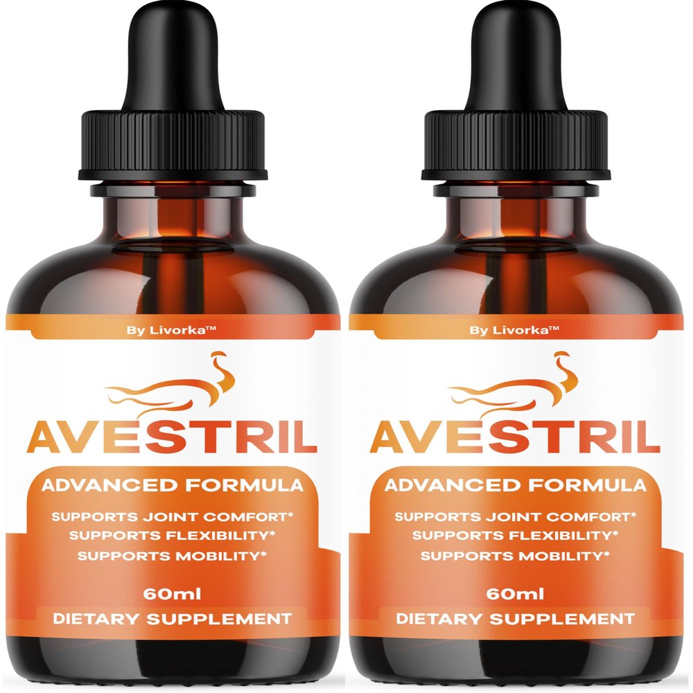 (2 Pack) Avestril Drops - Official Avestril Advanced Formula Mobility Drops All Natural Premium Supplement Liquid Support - Maximum Strength, Aves Tril Drop Health & Wellness, 2 Bottles for 2 Months