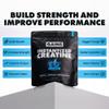 Gains in Bulk Instantized Creatine Monohydrate for Men & Women, Soluble Pre Workout Powder, Supports Muscle Building, Strength and Performance, Bodybuilding Supplements, Blue Raspberry, 30 Servings view 2