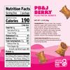Quinn Gluten Free PB&J Berry Filled Pretzel Nuggets- Made with Real Ingredients, Whole Grain Sorghum, Sea Salt, Strawberries, Raspberries, Dairy Free Salted Snacks, Vegan, Non GMO- 1.4 oz (Pack of 14) view 4
