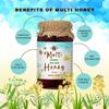 INDIEGREDIENTS 100% Raw Organic Multiflora Honey | Unprocessed & Certified | Premium Wildflower Honey Superfood | Natural Wellness Support view 4
