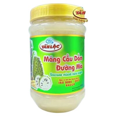 Mang Cau Dam Tan Loc Soursop Mixed Cane Sugar, 600g, Product of Vietnam