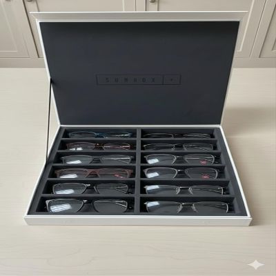 +2.00 First-Class Professional Reading Glasses All Day for Women - Computer Readers with Blue Light Protection - With Elegant White Gift Case - Pack of 12
