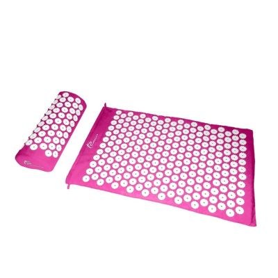 SHUOCONG Acupressure mat Massager Cushion Massage Relieve Stress Back Body Pain Spike Mat(Rosered)
