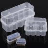 20 Slots Peptide Vials Refrigerator Storage Holder Set Peptide Vial Organizer Stackable Plastic Case Freezer Safe Holders Bottle Holder for Fridge Care Organizer Solution(S+M) view 1