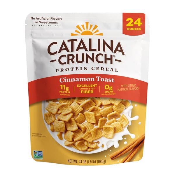 Catallina Crunch Keto Friendly Cinnamon Toast Cereal, 24 oz