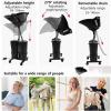 Portable Salon Shampoo Basin, Portable Mobile Salon Basin Shampoo Bed Beauty Salon Lifting Shampoo Tank with Double Barrel Water Pump Plastic Basin view 4