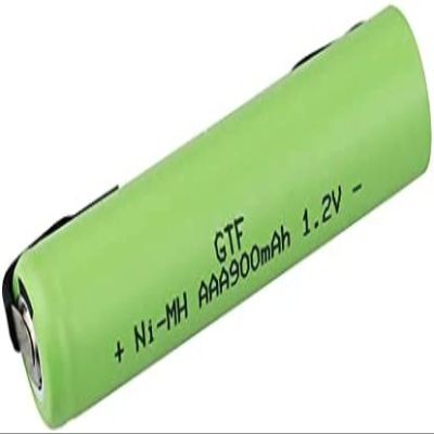 IEVEDIVB 1.2V AAA Rechargeable, 900 Mah Nimh Green Cell Case with Welding Tabs, Electric Shaver, Toothbrush 1pcs
