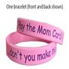 Play the Mom Card - Wristband view 3